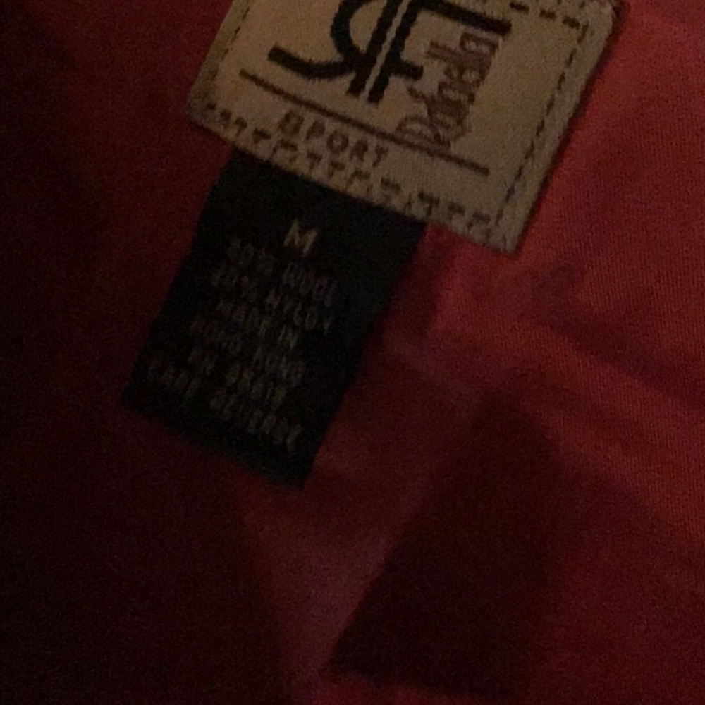 Red Button-Up Jacket - image 8